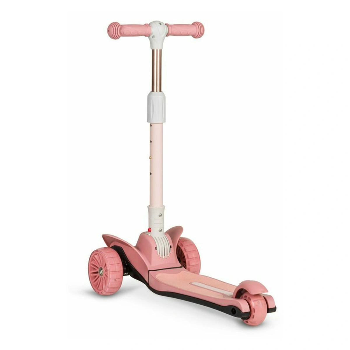 Trotineta, Lionelo, Timy, Copii, Ultrapliabila, Pana la 50 Kg, lumini LED, 23 ani+, Roz [7]