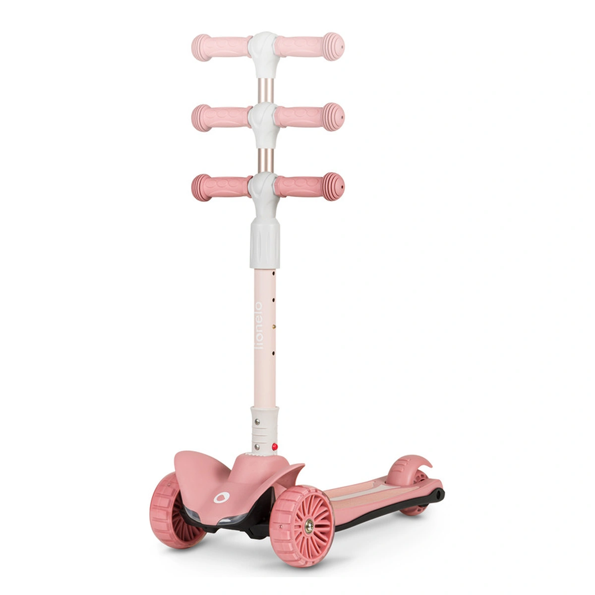 Trotineta, Lionelo, Timy, Copii, Ultrapliabila, Pana la 50 Kg, lumini LED, 23 ani+, Roz [10]