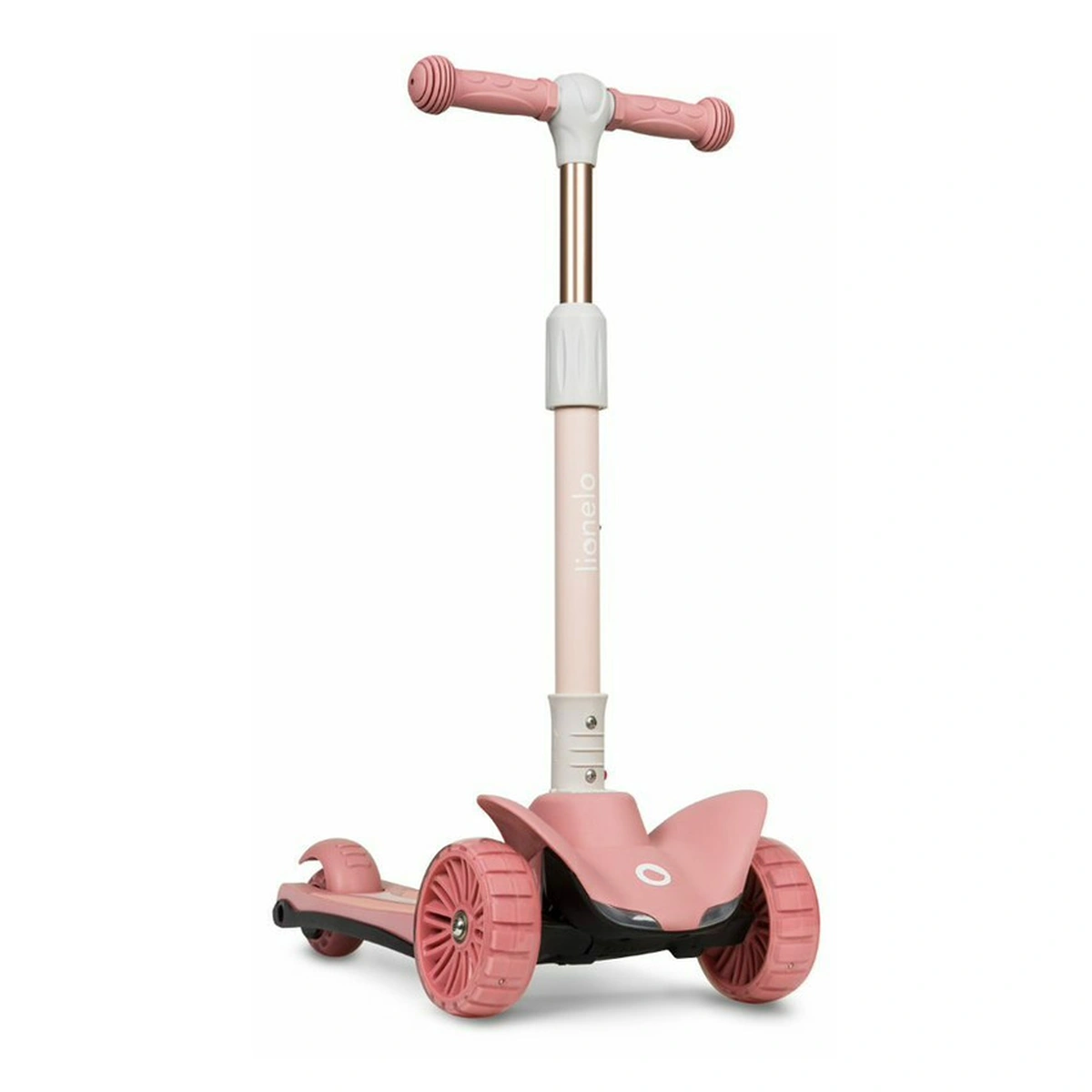 Trotineta, Lionelo, Timy, Copii, Ultrapliabila, Pana la 50 Kg, lumini LED, 23 ani+, Roz [5]