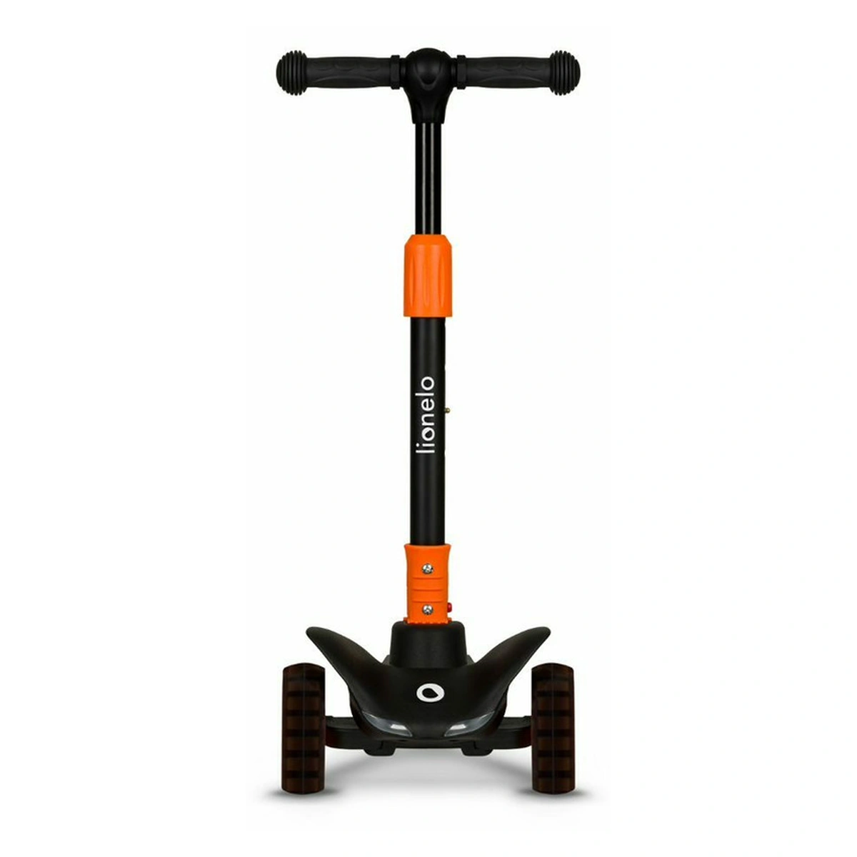 Trotineta, Lionelo, Timy, Copii, Ultrapliabila, Pana la 50 Kg, Lumini LED, 3 ani+, Portocaliu/Negru [3]