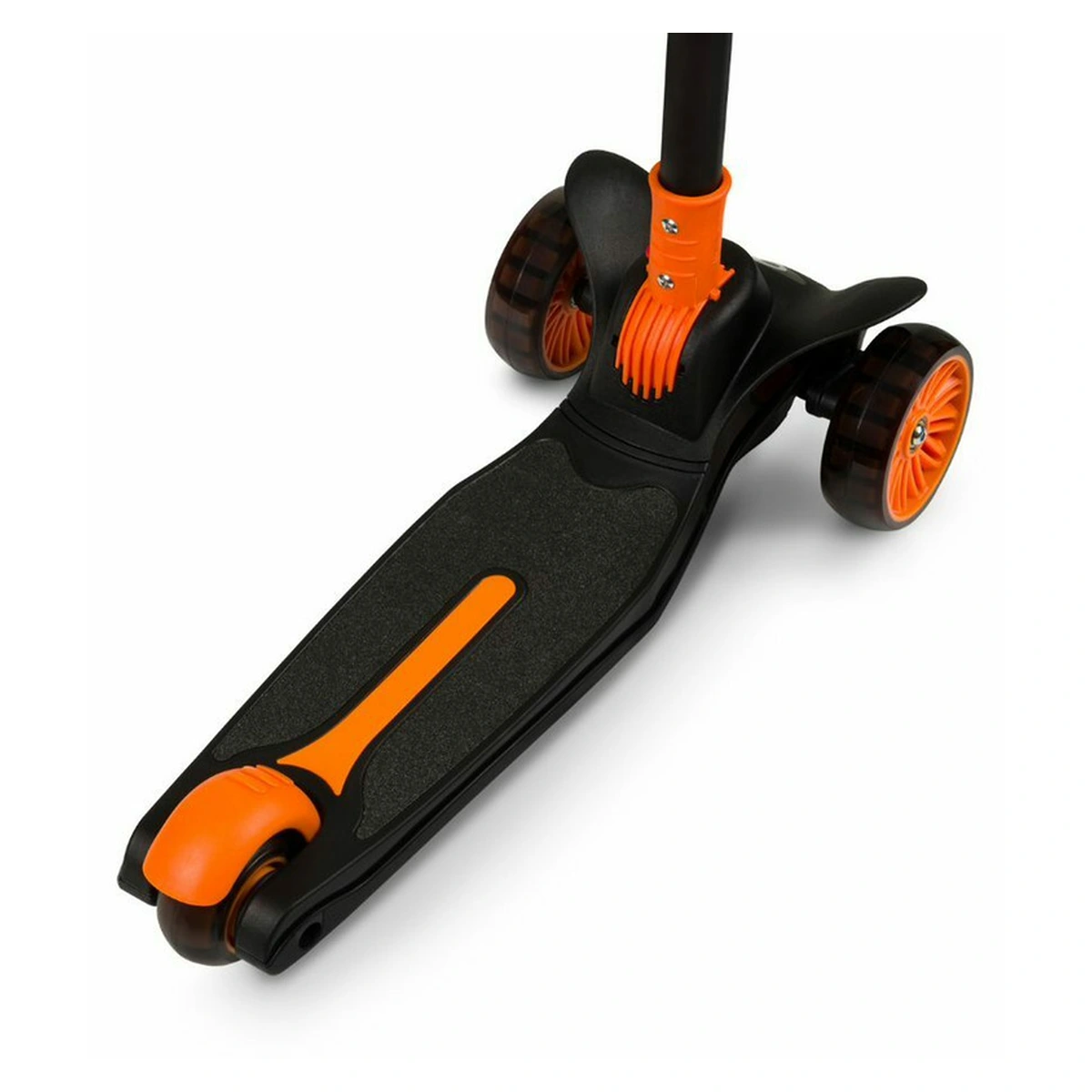 Trotineta, Lionelo, Timy, Copii, Ultrapliabila, Pana la 50 Kg, Lumini LED, 3 ani+, Portocaliu/Negru [14]