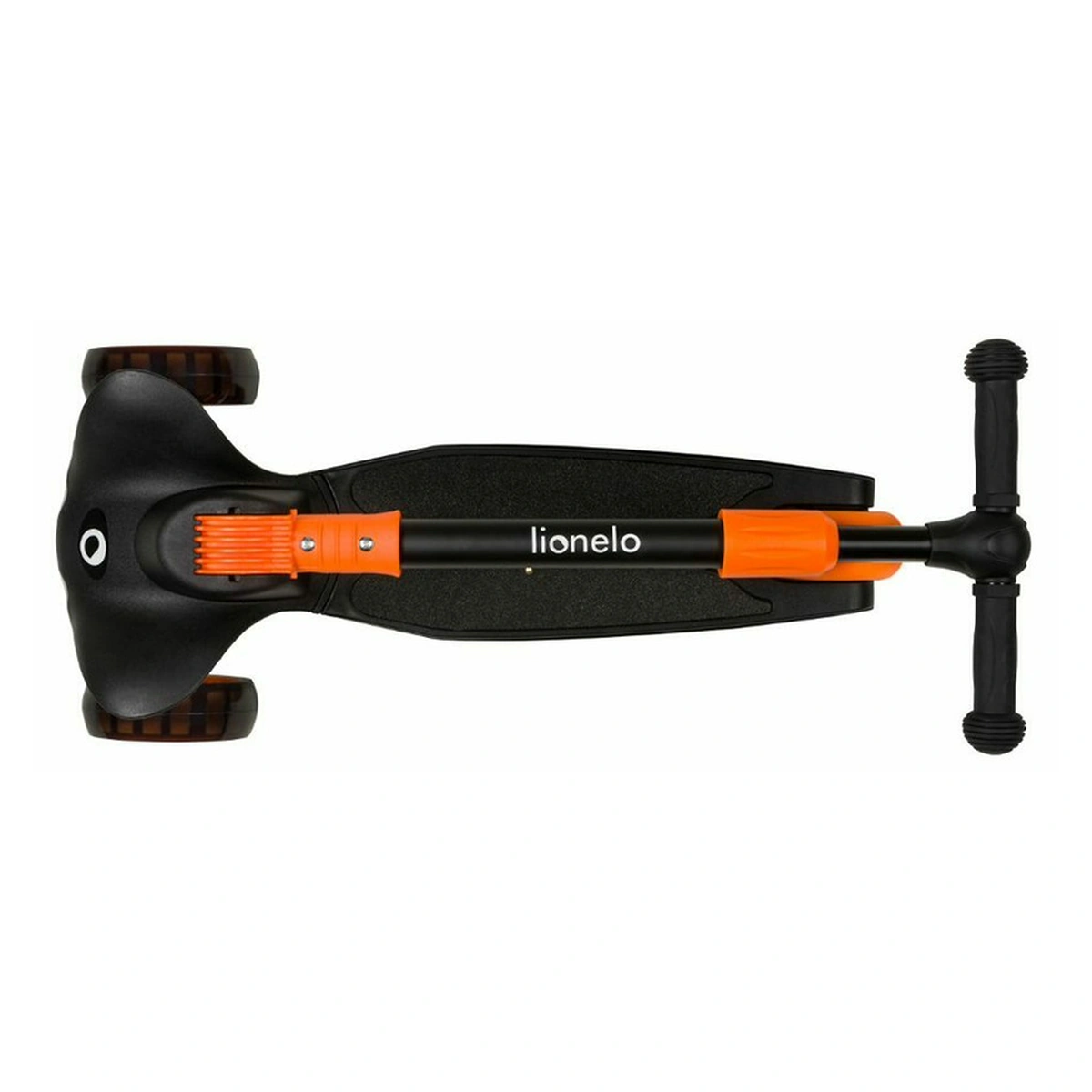 Trotineta, Lionelo, Timy, Copii, Ultrapliabila, Pana la 50 Kg, Lumini LED, 3 ani+, Portocaliu/Negru [9]