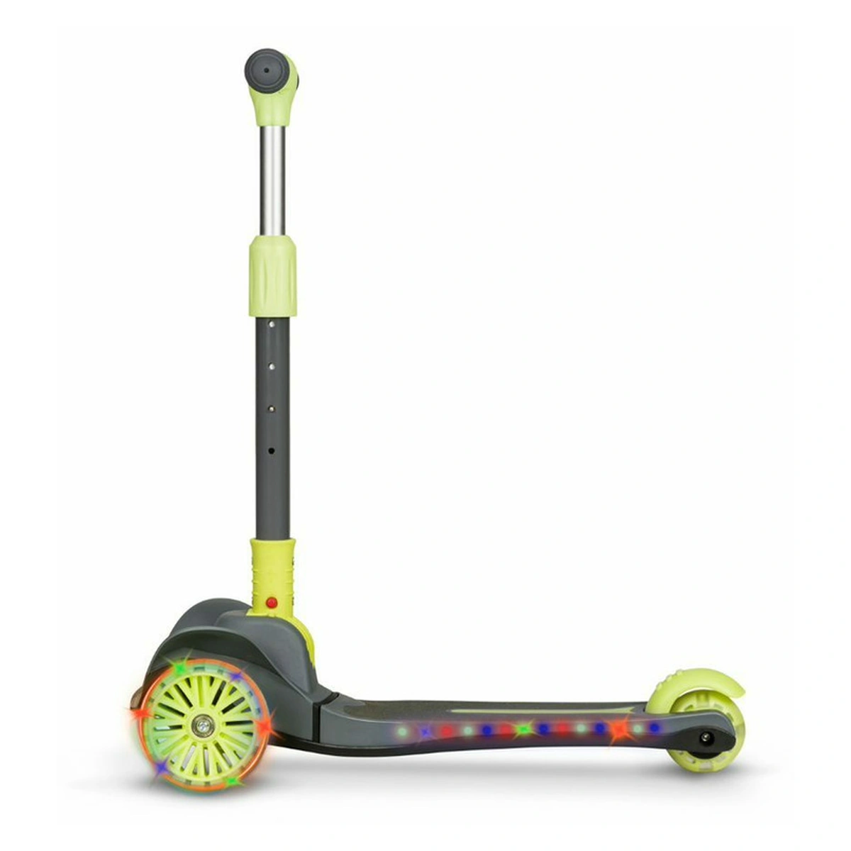 Trotineta, Lionelo, Timy, Copii, Ultrapliabila, Pana la 50 Kg, lumini LED, 3 ani+, Verde [4]