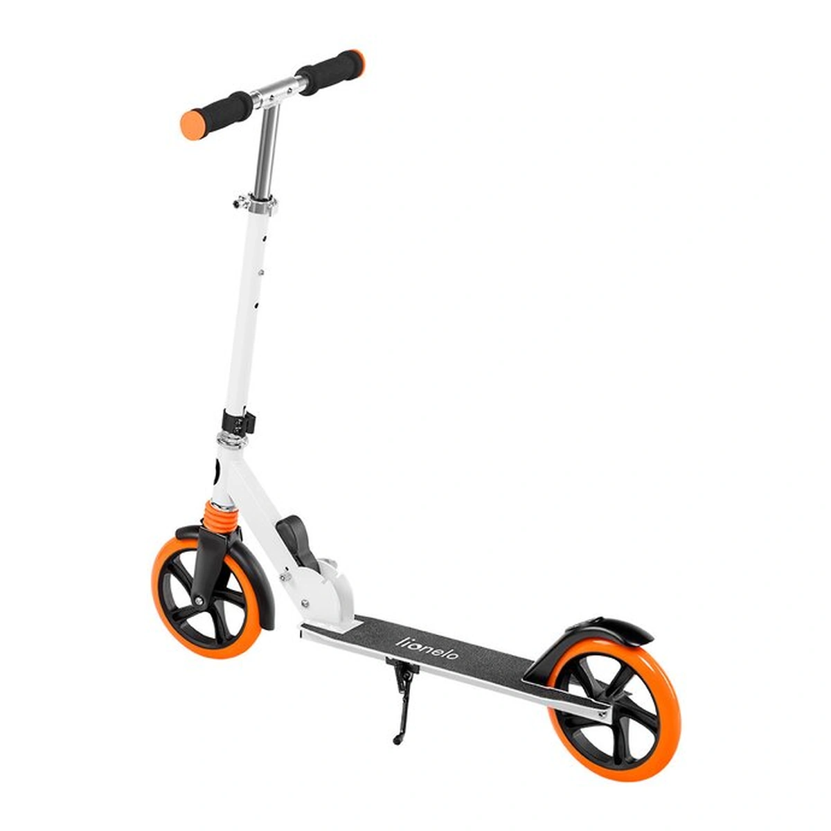 Lionelo - Trotineta Luca, Copii/Adulti, Pliabila, Pana la 100 Kg, Conform cu standardul european de securitate EN14619, Portocaliu [13]