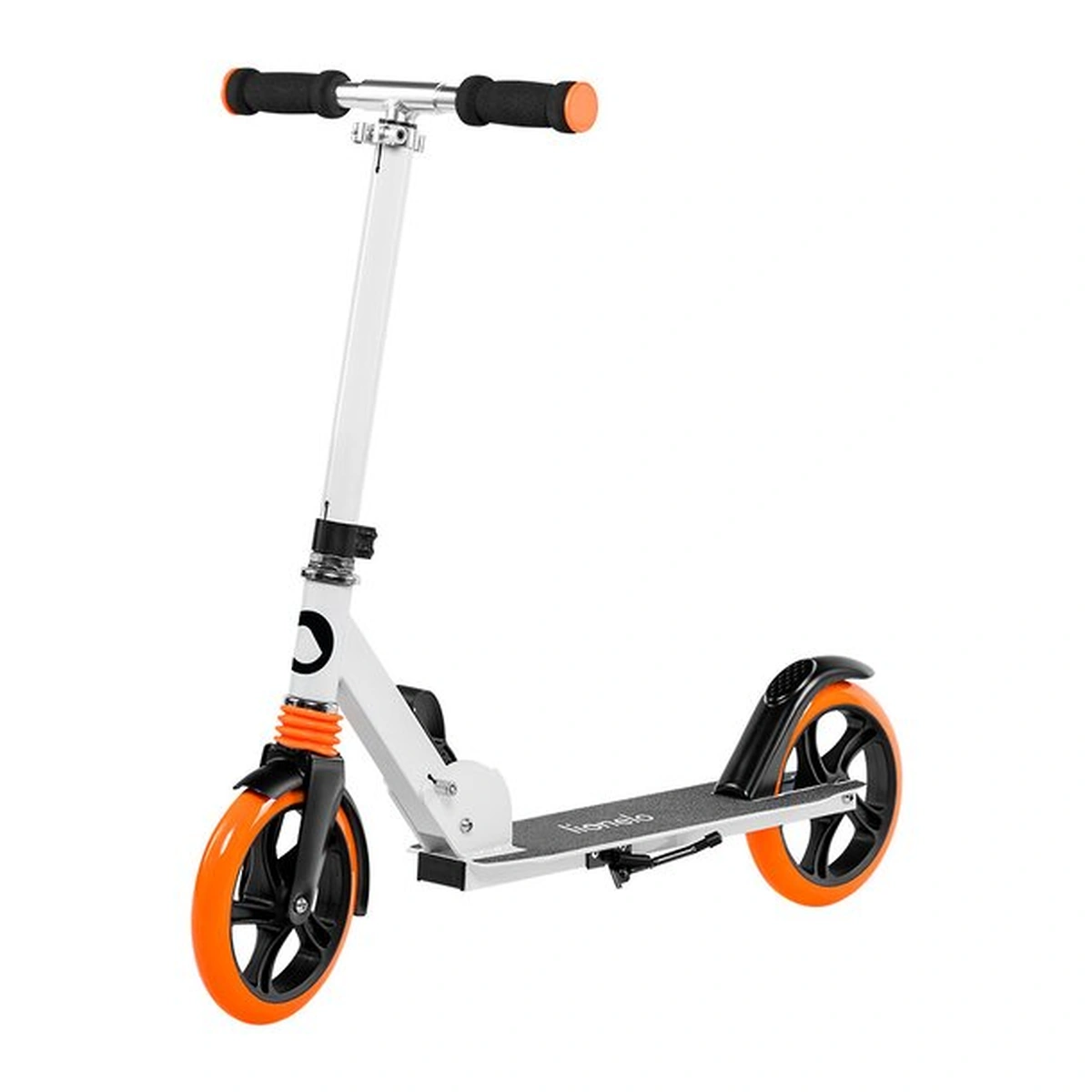 Lionelo - Trotineta Luca, Copii/Adulti, Pliabila, Pana la 100 Kg, Conform cu standardul european de securitate EN14619, Portocaliu [10]