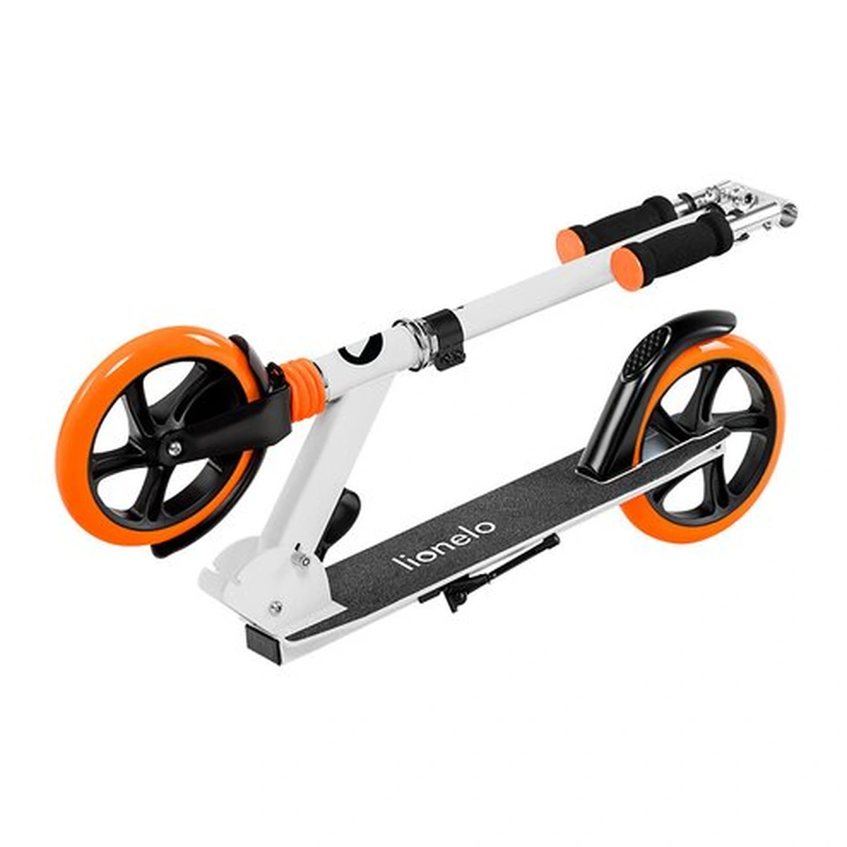Lionelo - Trotineta Luca, Copii/Adulti, Pliabila, Pana la 100 Kg, Conform cu standardul european de securitate EN14619, Portocaliu [14]