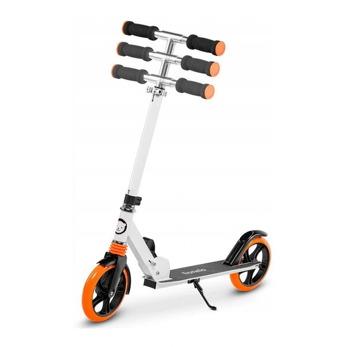 Lionelo - Trotineta Luca, Copii/Adulti, Pliabila, Pana la 100 Kg, Conform cu standardul european de securitate EN14619, Portocaliu [7]