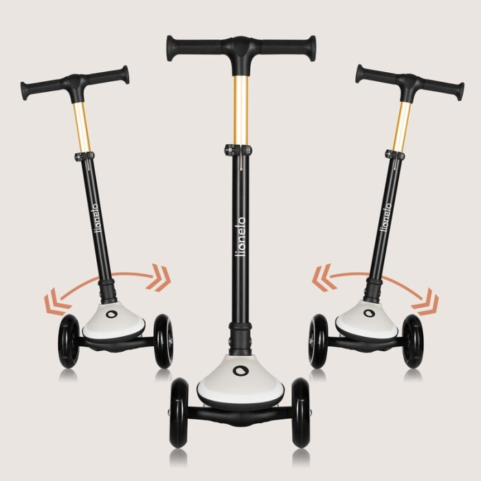 Trotineta , Lionelo, Mey, Ultrapliabila, Cu lumini si cosulet, Maner ajustabil pe inaltime, 3 ani+, Pana la 50 Kg, [28]