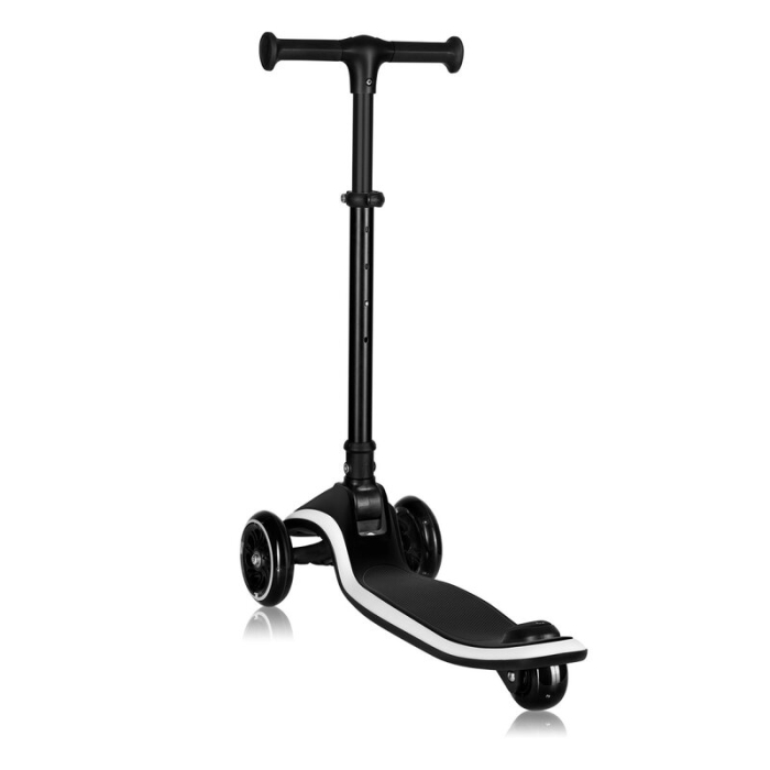 Trotineta pentru copii, Lionelo, Mey, Ultrapliabila, Cu lumini si cosulet, Maner ajustabil pe inaltime, 3 ani+, Pana la 50 Kg, Ultra usor, 2.8 kg, Certificata Intertek, Negru [10]