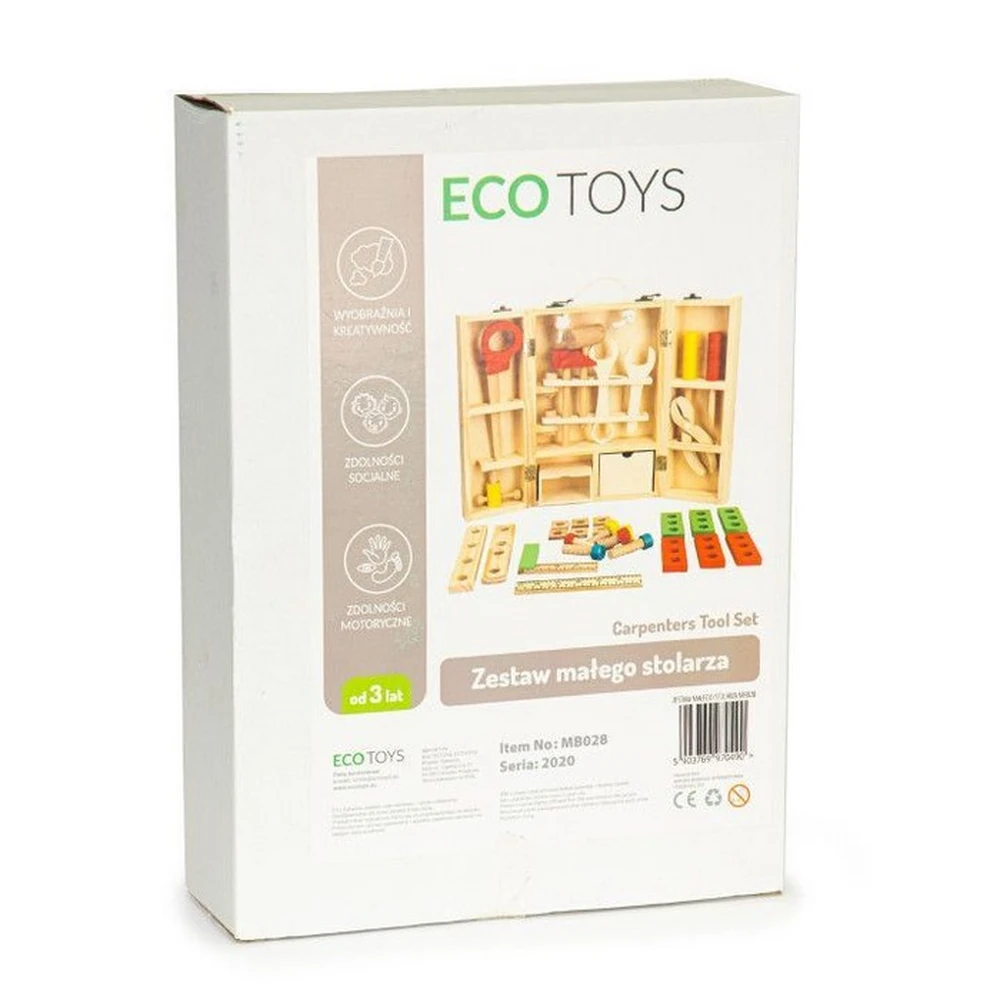 Trusa cu unelte XXL din lemn Ecotoys [2]