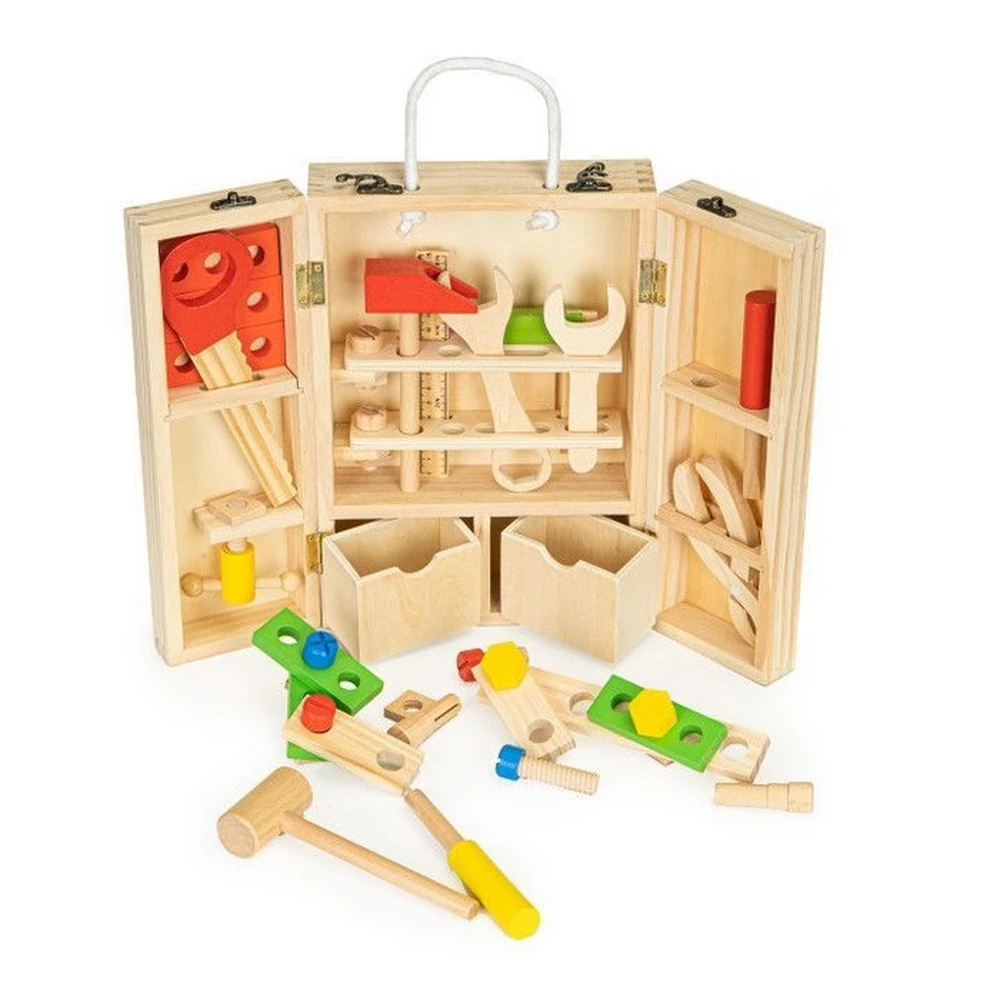 Trusa cu unelte XXL din lemn Ecotoys [4]