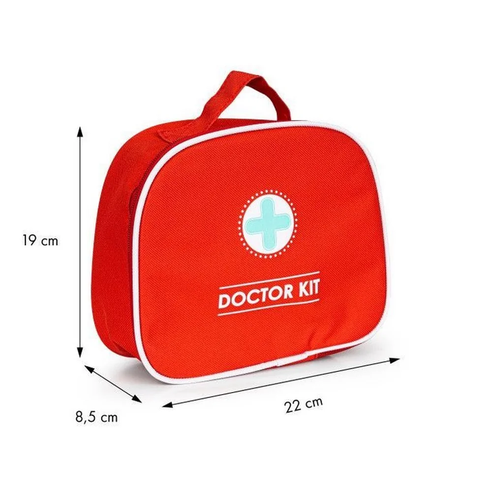 Trusa medicala cu 9 elemente din lemn Ecotoys [5]