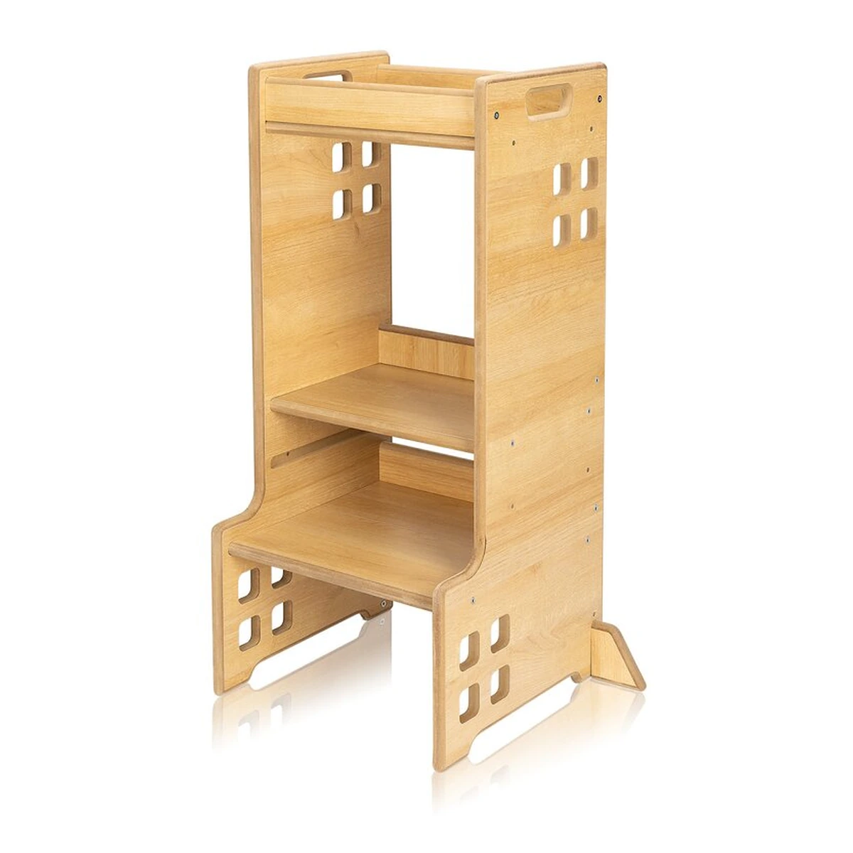 Turn de invatare Montessori, Lionelo, Cass, Functie de raft pentru carti, Natur [5]