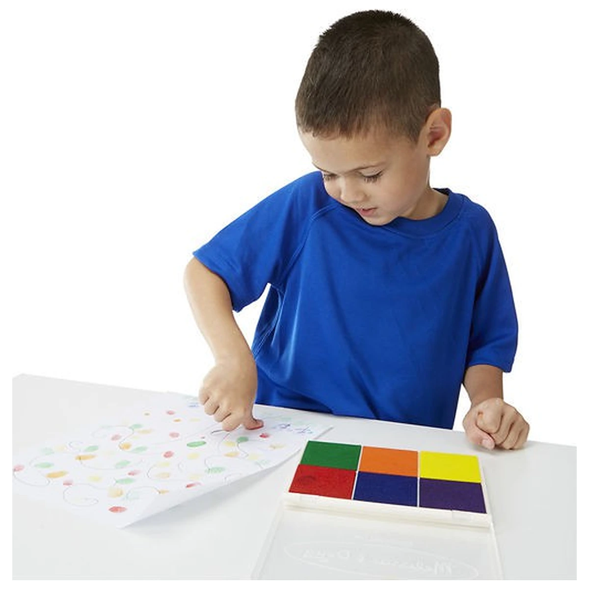 Tusiera Curcubeu cerneala nontoxica Melissa & Doug [4]