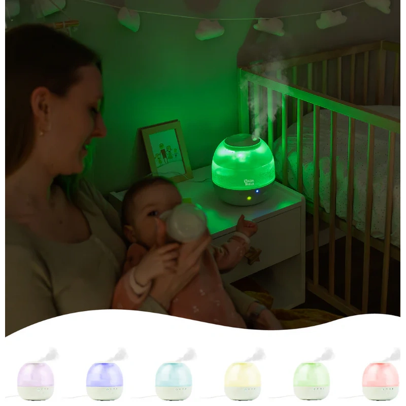Umidificator si lampa de veghe Bubble [8]