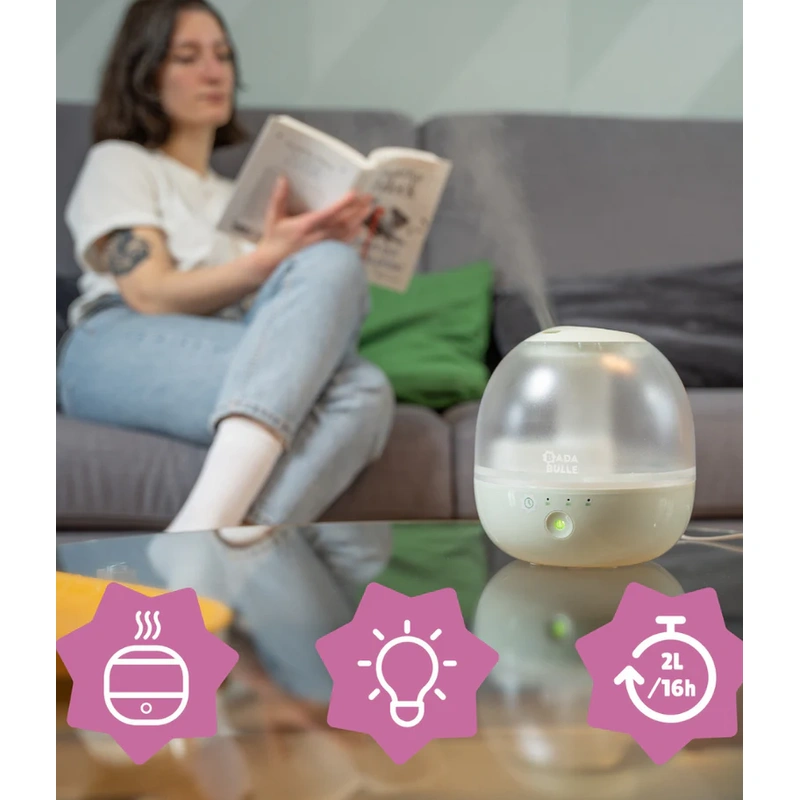 Umidificator si lampa de veghe Bubble [10]