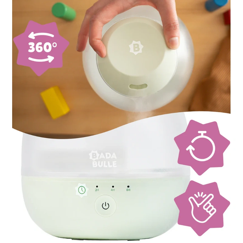 Umidificator si lampa de veghe Bubble [6]