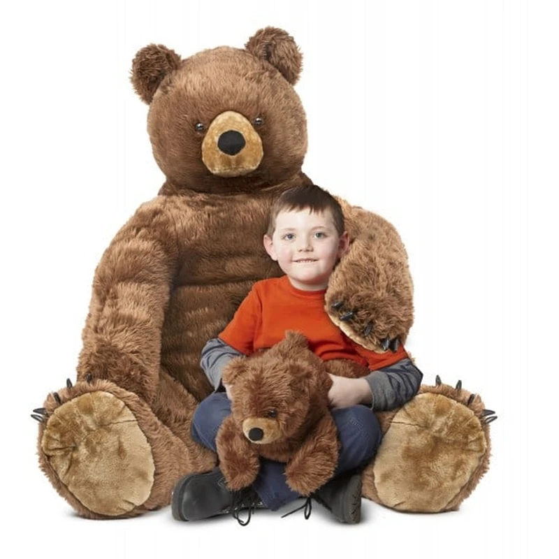 Urs brun cu pui din plus Melissa and Doug [2]