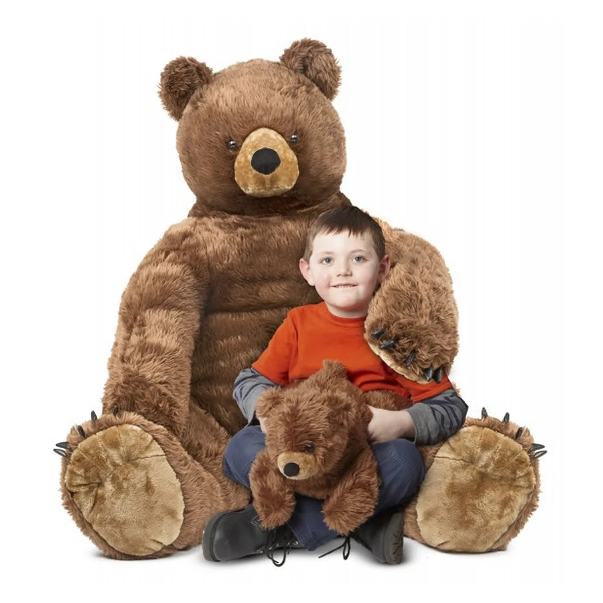 Urs brun cu pui din plus Melissa and Doug [2]