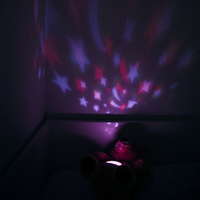 Ursulet Muzical cu Proiector, Free2Play, 7 modele de proiectie, sunete si melodii 0 luni+ [18]