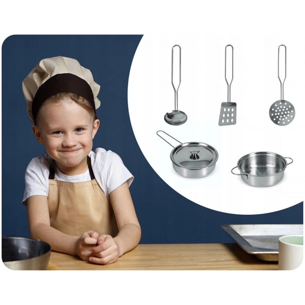 Ustensile de bucatarie pentru copii, 5 bucati, Ricokids [4]