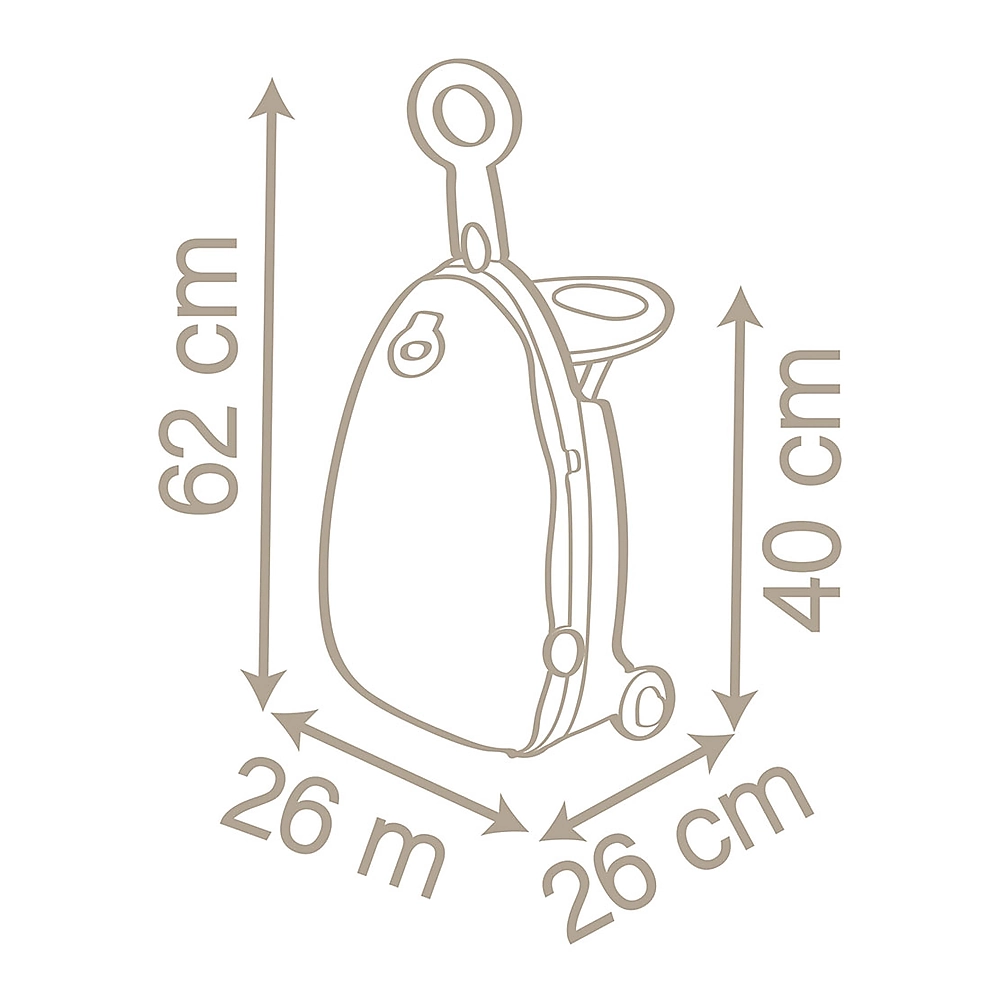 Valiza multifunctionala pentru papusi Smoby Baby Nurse 3 in 1 maro [4]