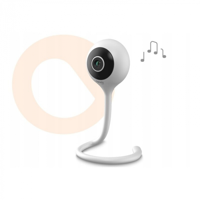 Video monitor, Babyline Smart, cu cablu USB, Conexiune Wifi, Comunicare bidirectionala, Senzor de temperatura, Alb [6]