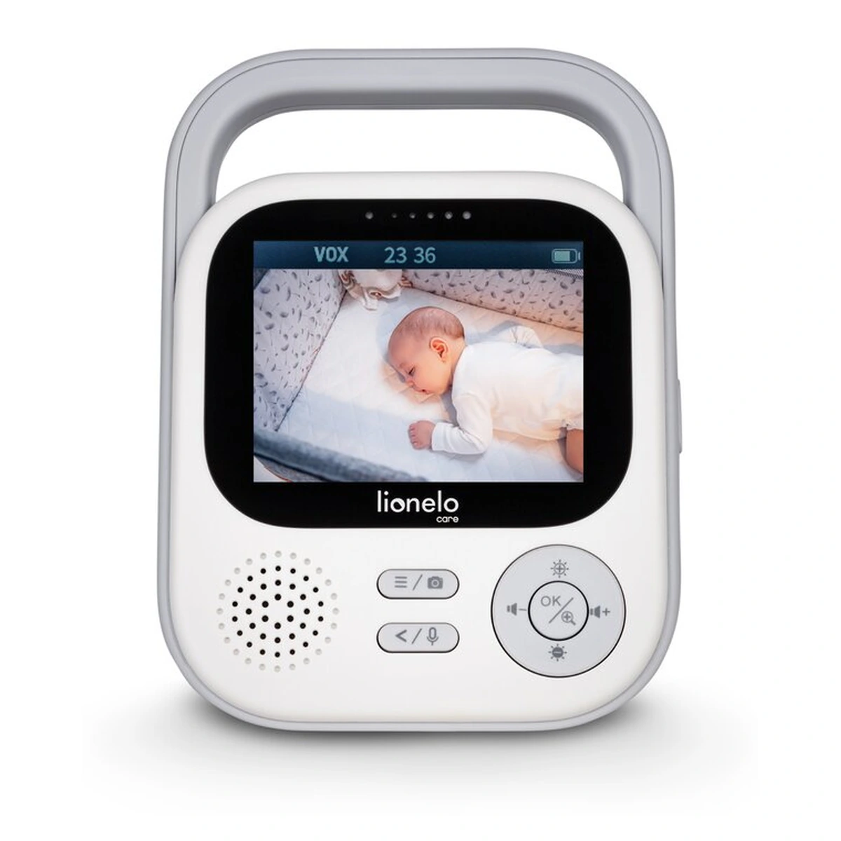 Video monitor, Lionelo, Babyline 3.2, Full HD, Comunicare bidirectionala, 2.8 inch, Alb [4]
