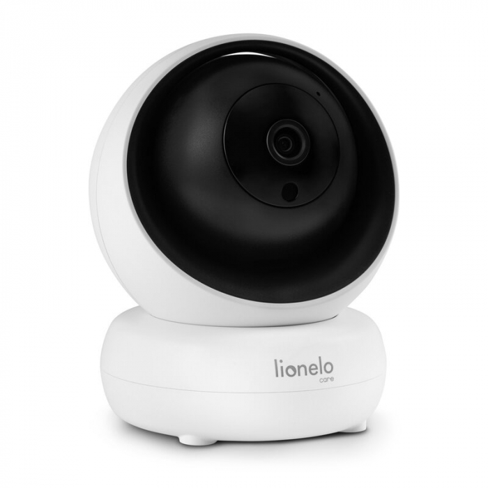 Videofon Babyline 8.3, Cu termometru, Cu melodii, Comunicare in 2 sensuri, Rotire 360 grade, Alb [2]