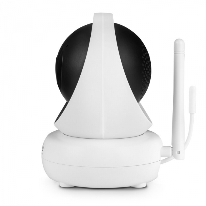 Videofon Babyline 8.3, Cu termometru, Cu melodii, Comunicare in 2 sensuri, Rotire 360 grade, Alb [3]