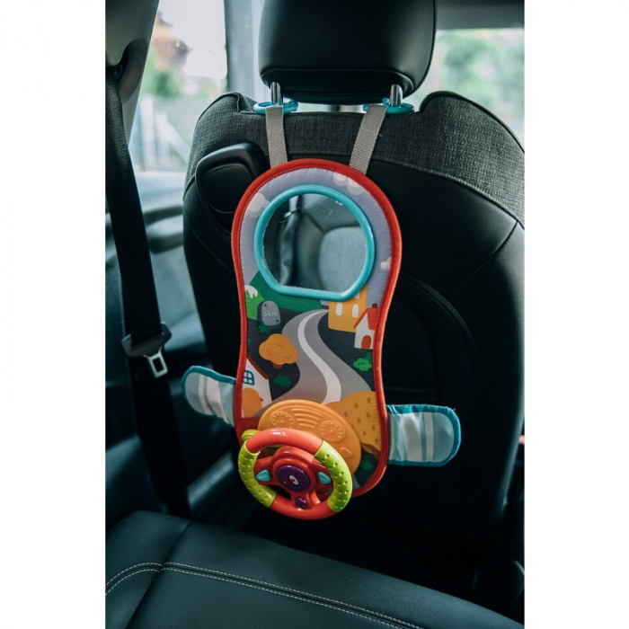 Volan interactiv, Free2Play, Cu sunete si lumini, Cu oglinda, 37x45,5x10,5 cm, 18 luni+, Multicolor [4]