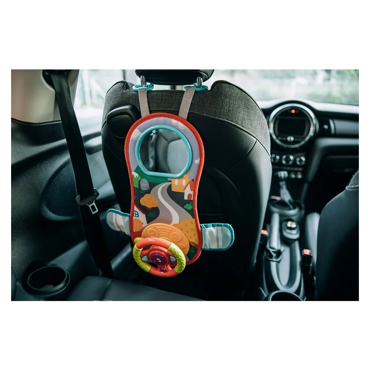 Volan interactiv, Free2Play, Cu sunete si lumini, Cu oglinda, 37x45,5x10,5 cm, 18 luni+, Multicolor [3]