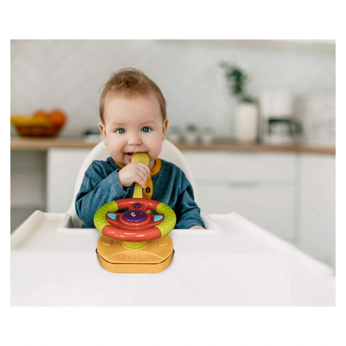 Volan interactiv, Free2Play, Cu sunete si lumini, Cu oglinda, 37x45,5x10,5 cm, 18 luni+, Multicolor [2]