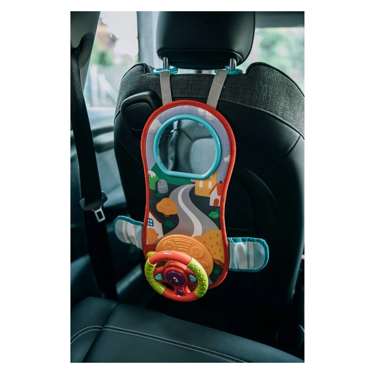 Volan interactiv, Free2Play, Cu sunete si lumini, Cu oglinda, 37x45,5x10,5 cm, 18 luni+, Multicolor [5]