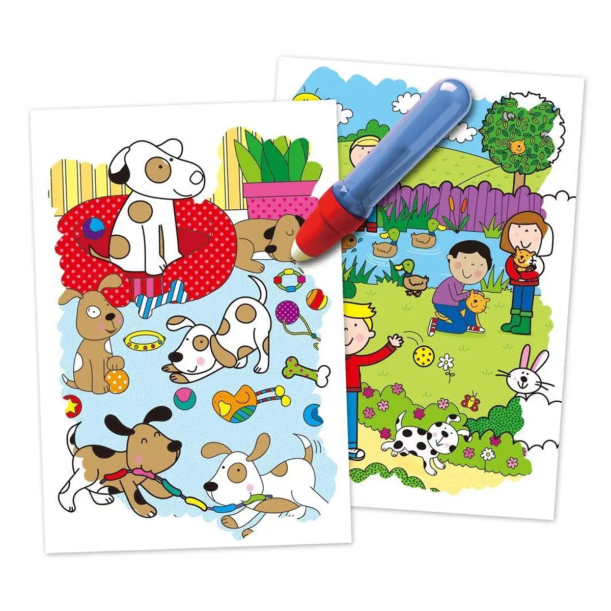 Water Magic: Carte de colorat Animale de companie [2]