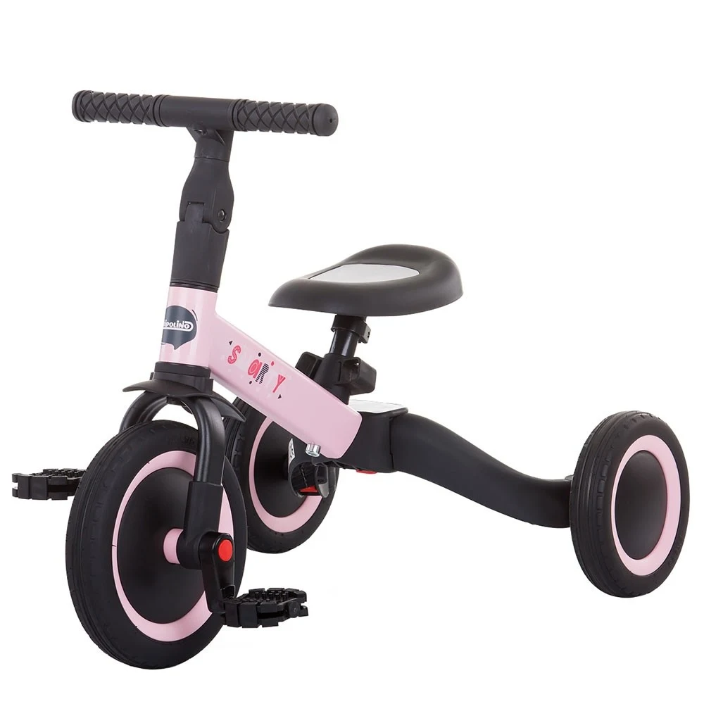 Tricicleta si bicicleta Chipolino Smarty 2 in 1 light pink [0]