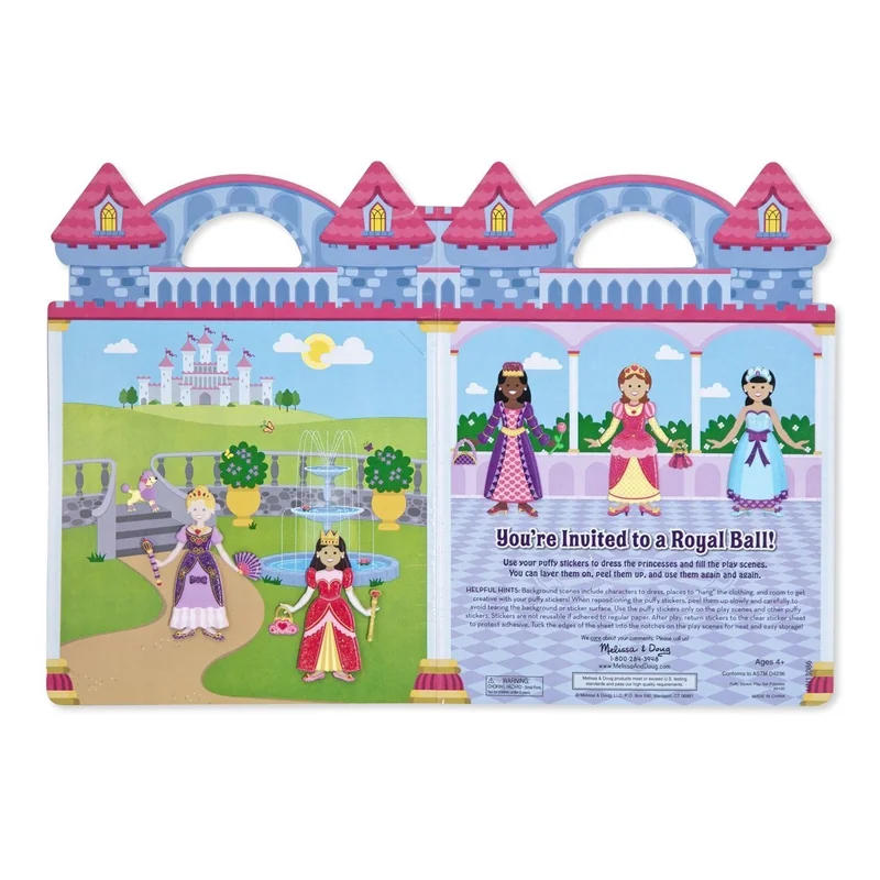 Abtibilduri pufoase Printese Melissa and Doug [2]