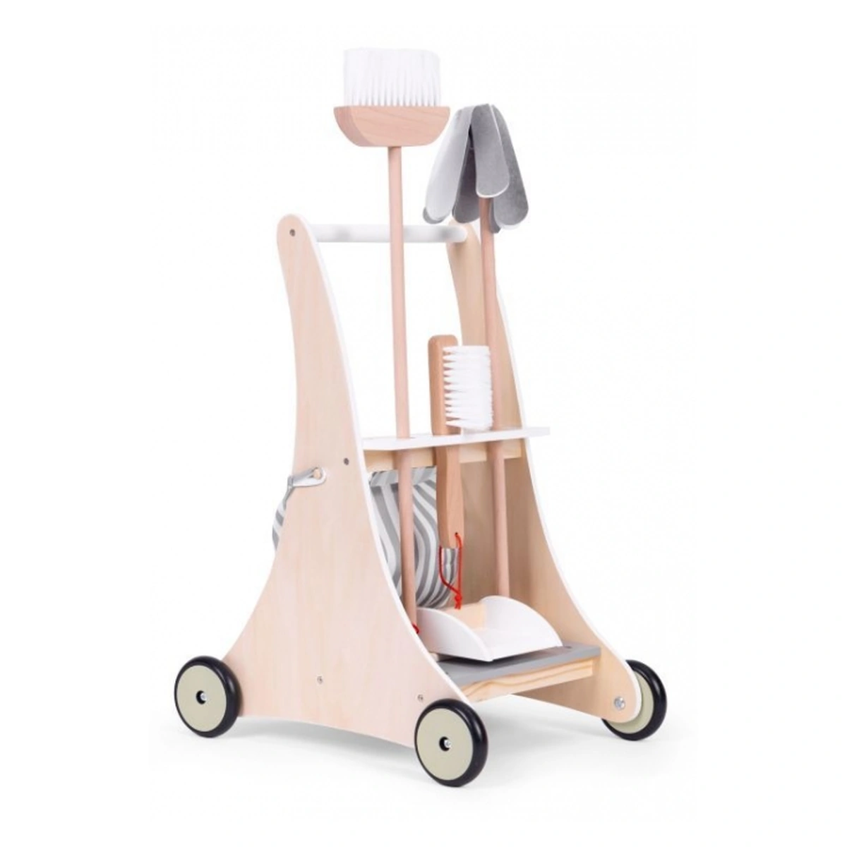 Antemergatoare - Antemergator lemn cu aspirator Ecotoys copii 1 an+