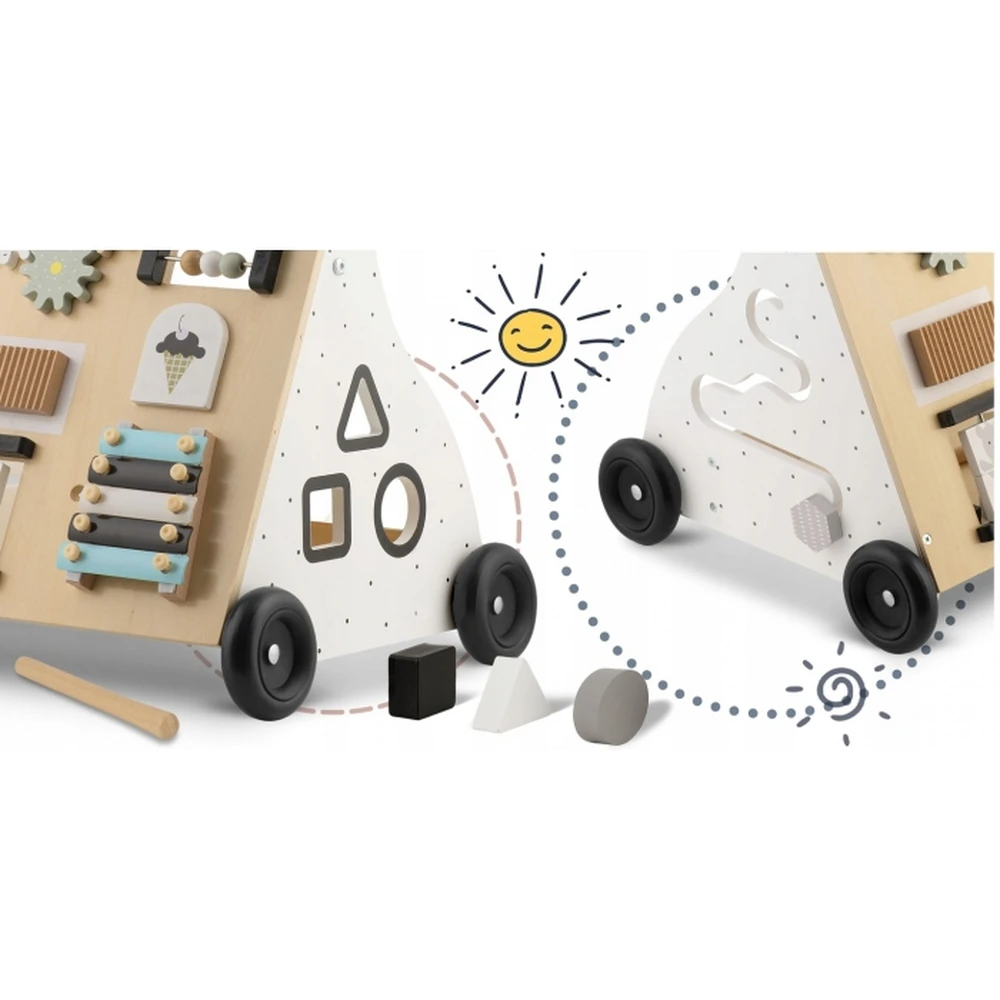 Antemergator lemn cu activitati Ricokids 12 luni+ [3]