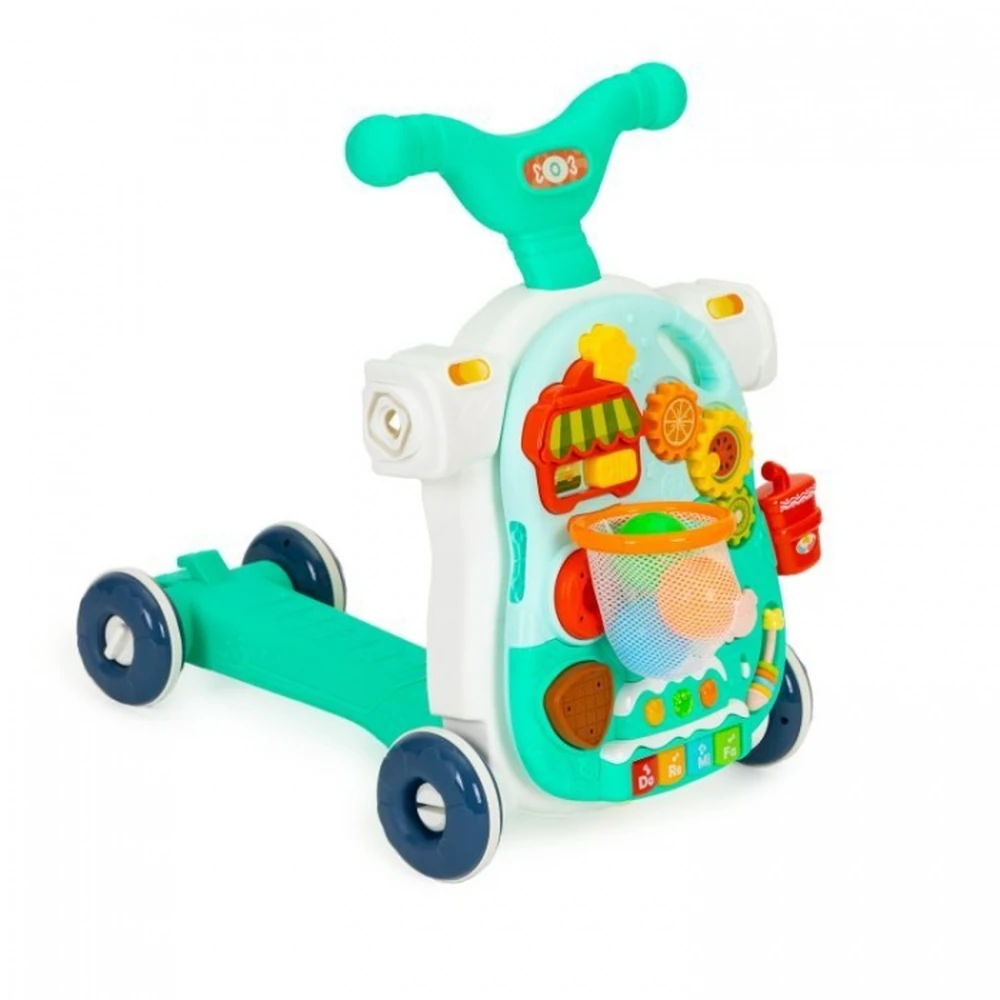 Antemergator educational 4 in 1 (antemergator, masuta, trotineta, bicicleta) Huanger - Verde [9]