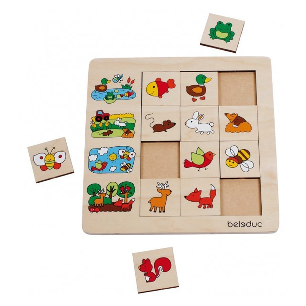 Puzzle-uri si incastre - Asociere si sortare - Habitate