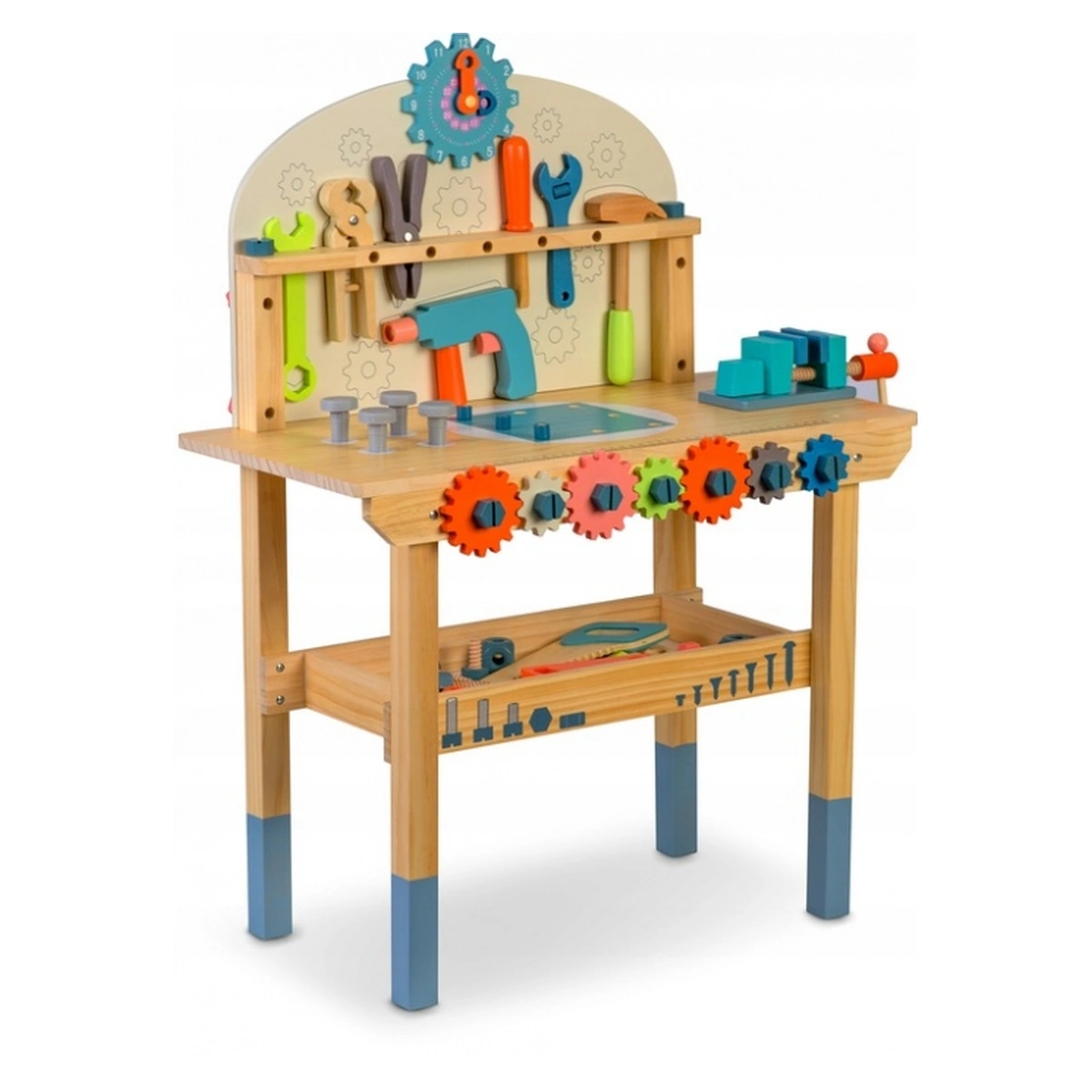 Bancuri de lucru cu unelte - Atelier lemn Ricokids cu accesorii 60x30x75.5 cm