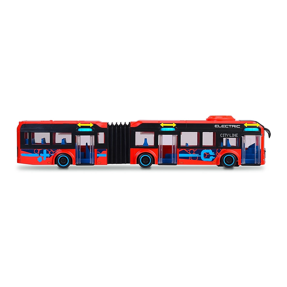 Autobuz Dickie Toys Volvo City Bus 40 cm rosu copii [2]
