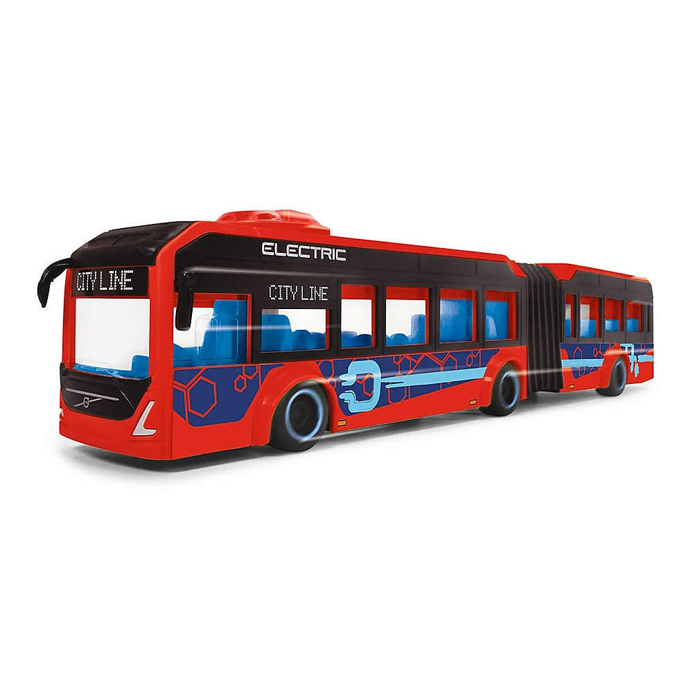 Autobuz Dickie Toys Volvo City Bus 40 cm rosu copii [4]