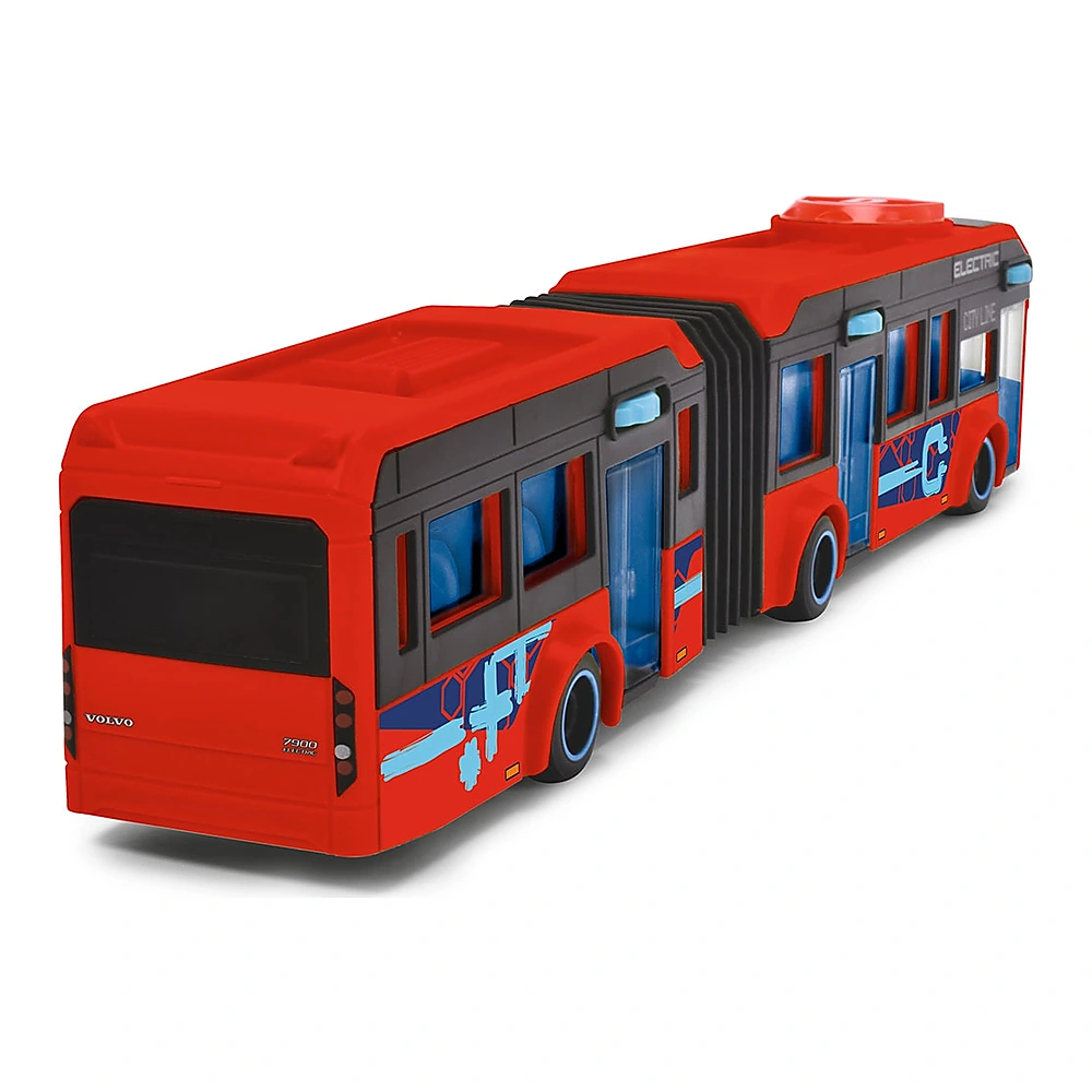 Autobuz Dickie Toys Volvo City Bus 40 cm rosu copii [5]