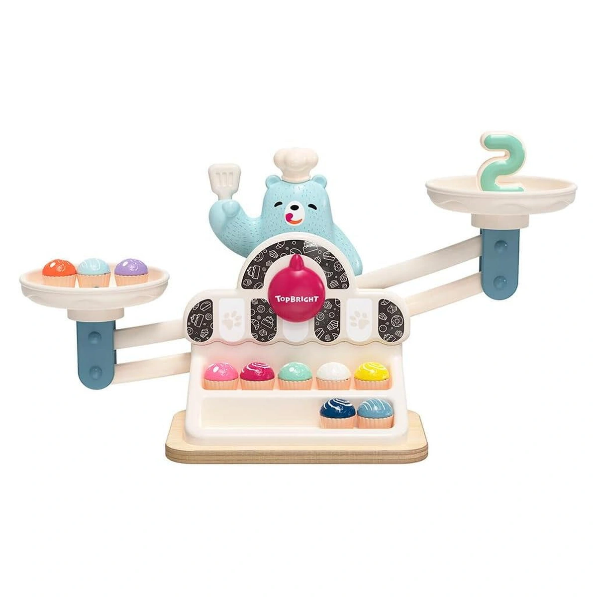 Jucarii educative - Balanta Yummy a ursuletului Topbright joc educativ matematic