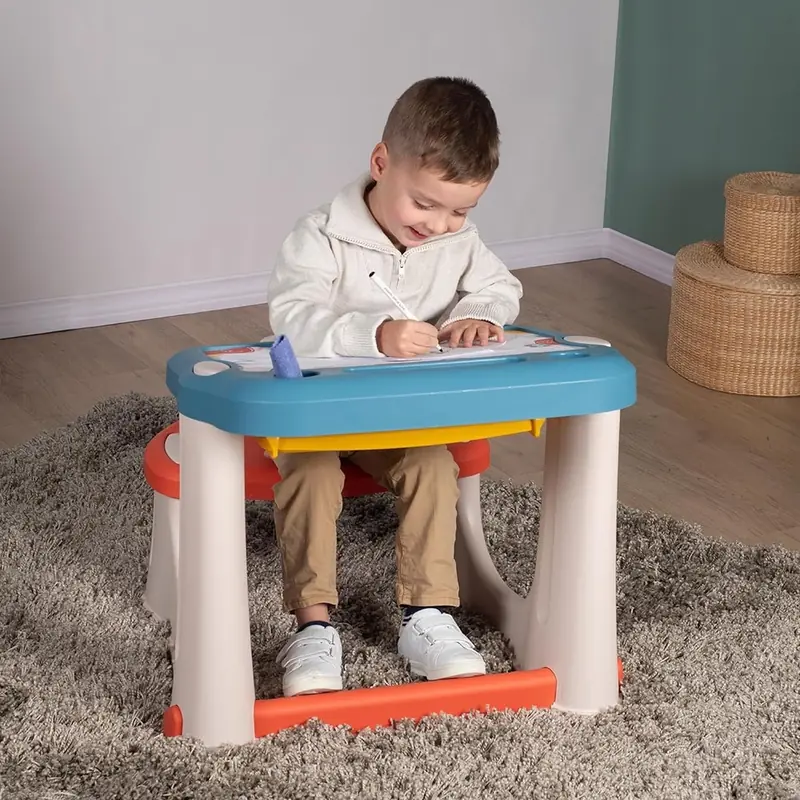 Banca scolara Smoby Magical Desk cu accesorii [4]
