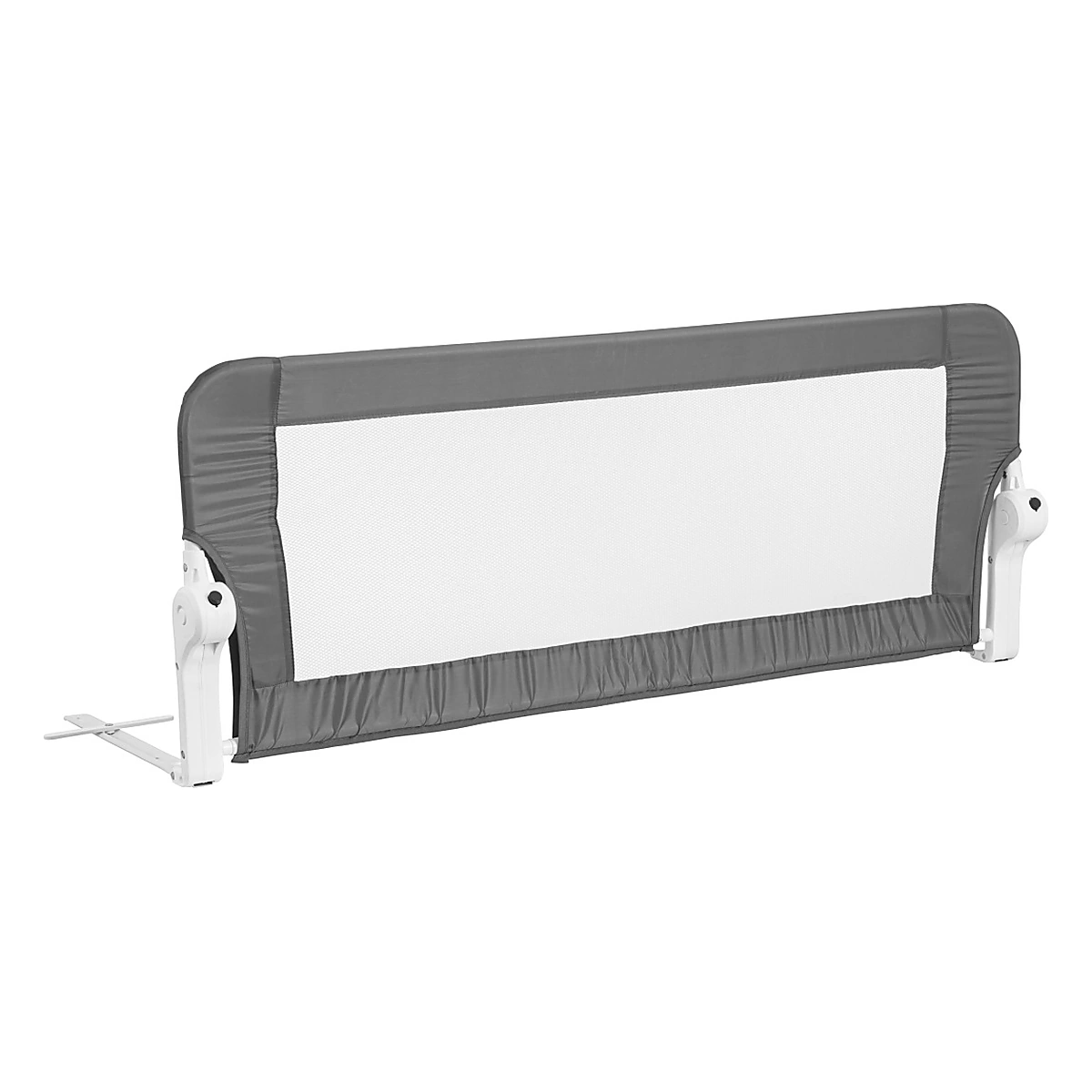 Bariere de pat - Bariera de protectie, BabyJem, 120 x 48,5 cm, gri