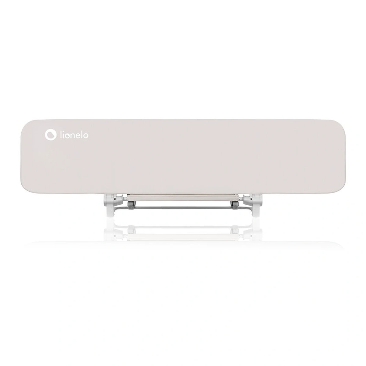 Bariere de pat - Bariera de protectie pentru pat, Lionelo, Lora XL, Pliabila, 150x46 cm, Bej