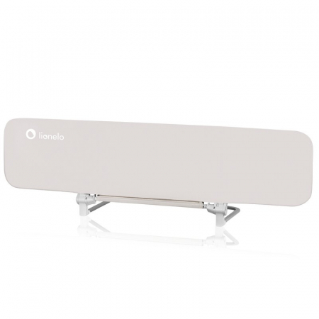 Bariere de pat - Bariera de protectie pentru pat, Lionelo, Lora XL, Pliabila, 150x46 cm, Bej